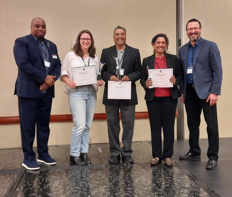 Carlyle Carvalho wiins the 2025 District 28 Evaluation Contest